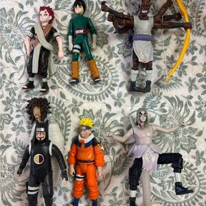 Anime Action Figure Set - Multicolor
